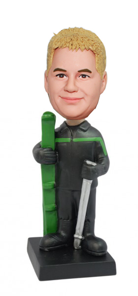 Customized Skiing Bobble heads Doll