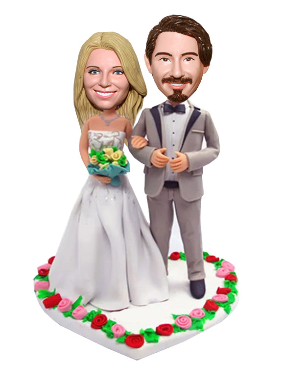 Bobble Heads For Wedding Cake Wedding Gifts - Click Image to Close