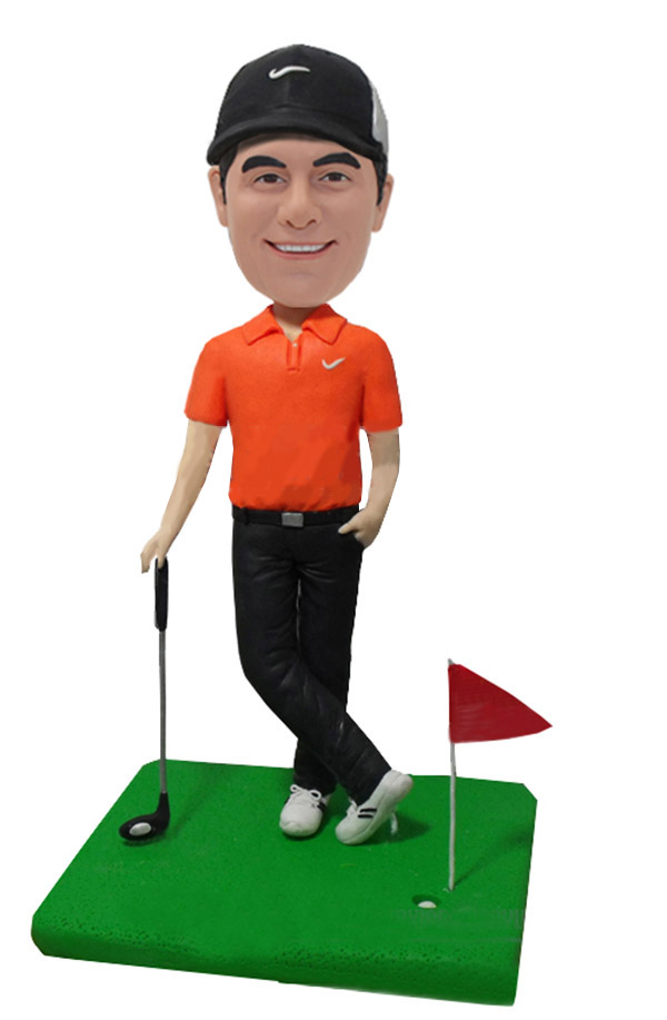Make Your Own Playing Golf Bobbleheads