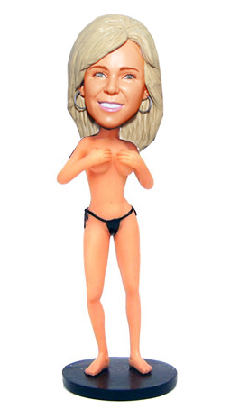 Custom Underwear Bobblehead Sexy Women Figurines
