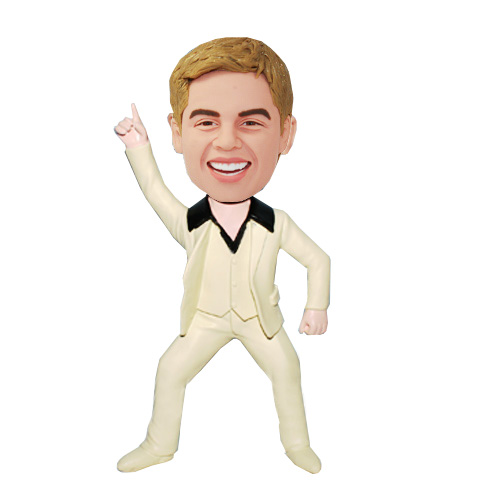 Customized Male Dancer Point To The Sky Bobbleheads - Click Image to Close