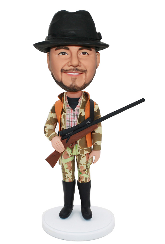 Custom Hunting Bobble Heads From Photo Birthday Gifts