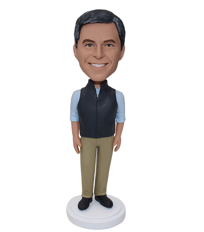 Personalized Bobbleheads Vest From Photo