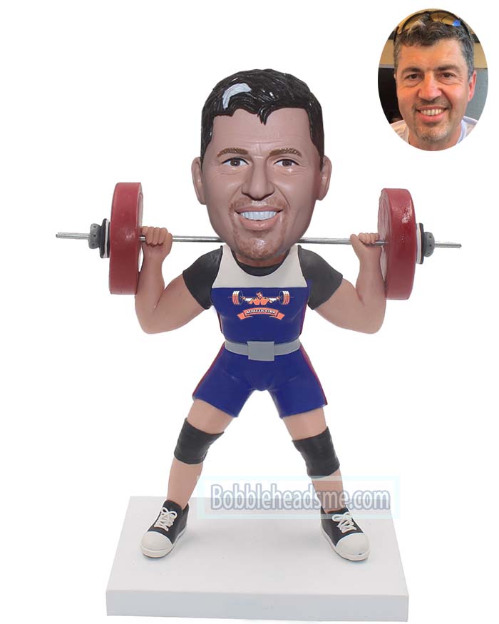 Custom Made Weightlifting Bobble Heads Of Yourself