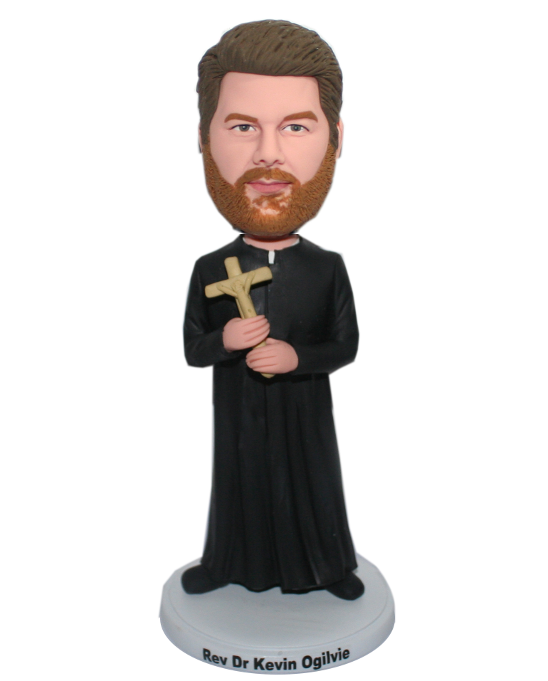 Customized Bobble Head Cross Baptism Gifts